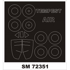 1/72 Hawker Tempest Masking for Airfix kits (outside)