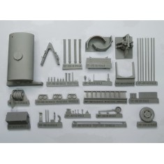 1/48 Opel Blitz Fire Truck Conversion set for Tamiya German 3t 4x2 Cargo Truck