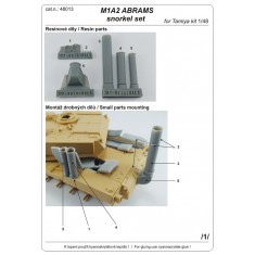 1/48 M1A2 Abrams Snorkel Conversion set for Tamiya kits