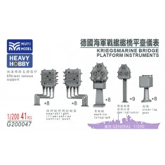 1/200 Kriegsmarine Bridge Platform Instruments x41