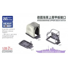 1/200 Kriegsmarine Upper Deck Hatch x21