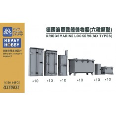 1/350 Kriegsmarine Lockers (6 Types) x60