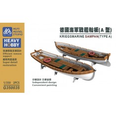 1/350 Kriegsmarine Sampan Type A x2