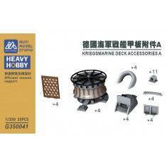 1/350 Kriegsmarine Deck Accessories Set A x35