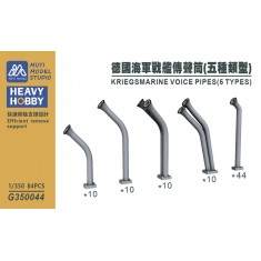 1/350 Kriegsmarine Voice Pipes (5 Types) x84