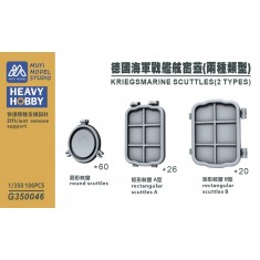 1/350 Kriegsmarine Scuttles (2 Types) x106