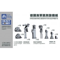 1/700 Kriegsmarine Observation Equipment x80