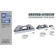 1/700 Kriegsmarine Fairleads x30