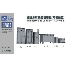 1/700 Kriegsmarine Lockers (6 Types) x60