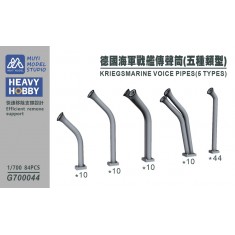 1/700 Kriegsmarine Voice Pipes (5 Types) x84