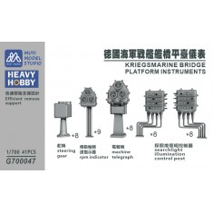 1/700 Kriegsmarine Bridge Platform Instruments x41