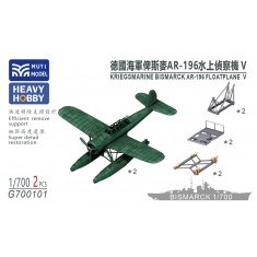 1/700 Kriegsmarine Bismarck Arado Ar 196 Floatplane V x2