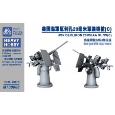 1/700 US Navy 20mm Oerlikon AA Guns (Type C) x20