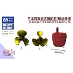 1/200 IJN Destroyer Rudders & Propellers x9