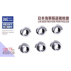 1/200 IJN Destroyer Portholes x114