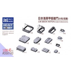 1/200 IJN Deck Hatches for Yamato/Musashi x43