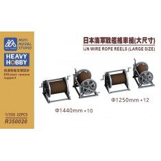 1/350 IJN Large Wire Rope Reels x22