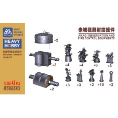 1/350 IJN Akagi Observation & Fire Control Equipment x43