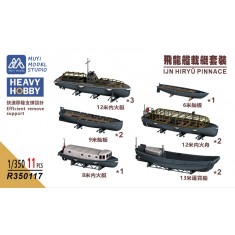 1/350 IJN Hiryu Pinnace x11