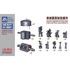1/700 IJN Akagi Observation & Fire Control Equipment x44