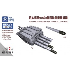 1/700 IJN Type 92-2 Quadruple Torpedo Launcher x2