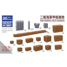 1/700 WWII General Deck Sundries x94