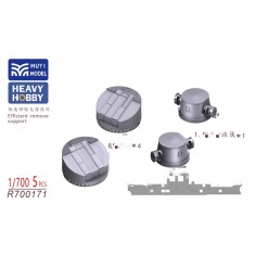 1/700 IJN Type 85 Fire Control System & 1.5m Rangefinder for Yamato/Musashi x5