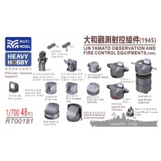 1/700 IJN Yamato Observation & Fire Control Equipment (1945) x48