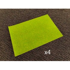 Mini Grass Mat - Spring Meadow (4 sheets, each: 450 x 300 mm)