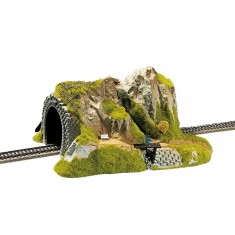 HO Scale Tunnel for Single Track #Straight (34 x 27 cm, 16 cm high, Headroom 9.3 cm)