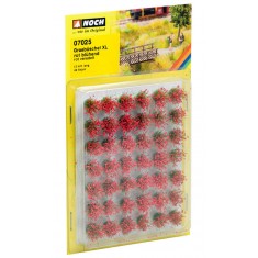 Grass Tufts XL"Blooming" (red, 42pcs, 12mm)