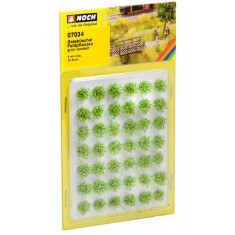 Grass Tufts "Field Plants" (green flock, 42pcs, 6mm)
