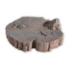 O, HO, TT, N, Z Scale Diorama Base "Tree Trunk" (approx 18 x 16 cm, 5.5cm high)