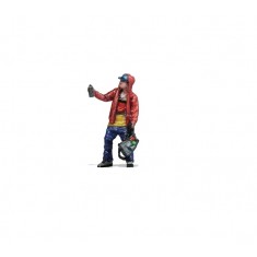 HO Scale Tagger (assembled painted 3D figures)
