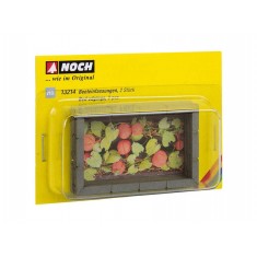 HO Scale Bed Edgings (2pcs with each 6.5 x 4 cm)
