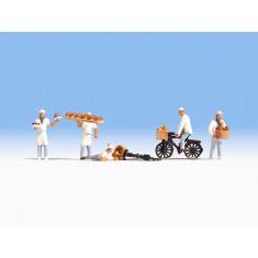 HO Scale Bakers (5 figures)