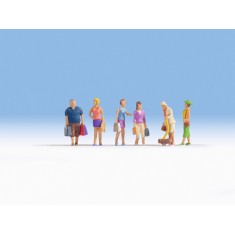 HO Scale Shopping (6 figures)
