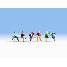 HO Scale Sitting People