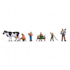 HO Scale Farming Family