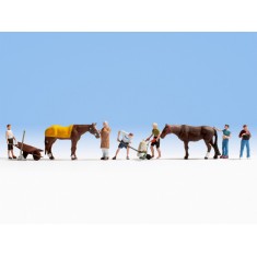 HO Scale Stable Work