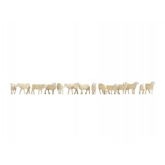 HO Scale Sheep (14pcs)