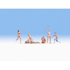 HO Scale Bathers (6 figures)