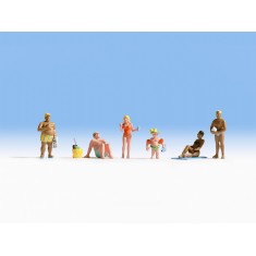 HO Scale Bathers (6 figures)