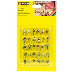 HO Scale Mega Economy Set "Sitting People" (30 Figures, without Benches)
