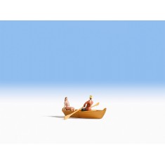 HO Scale Rowing Boat