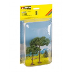 HO/TT/N Scale Stone Pines (2pcs, 8.5 and 11.5 cm high)
