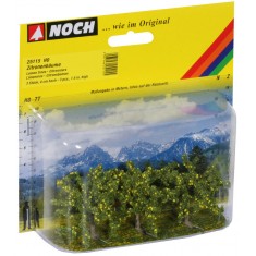 HO/TT/N Scale Lemon Tree (3pcs, height: 40mm)