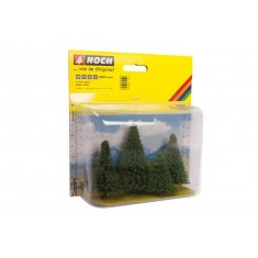 HO, TT, N, Z Scale Fir Trees (4pcs, 4 - 8 cm high)