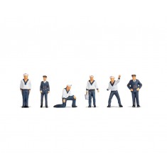 N 1/160 Male Sailors (6 assembled and painted figures)