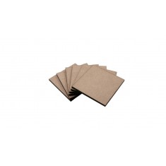 HO Easy-Track Railway - Route Straight (77x77.5x4mm, 6pcs) for Marklin #24077 C Track